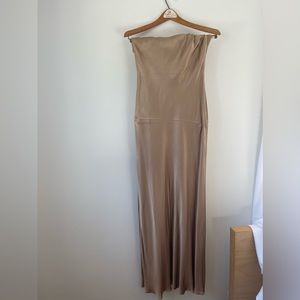 BEC + BRIDGE MOON DANCE STRAPLESS DRESS